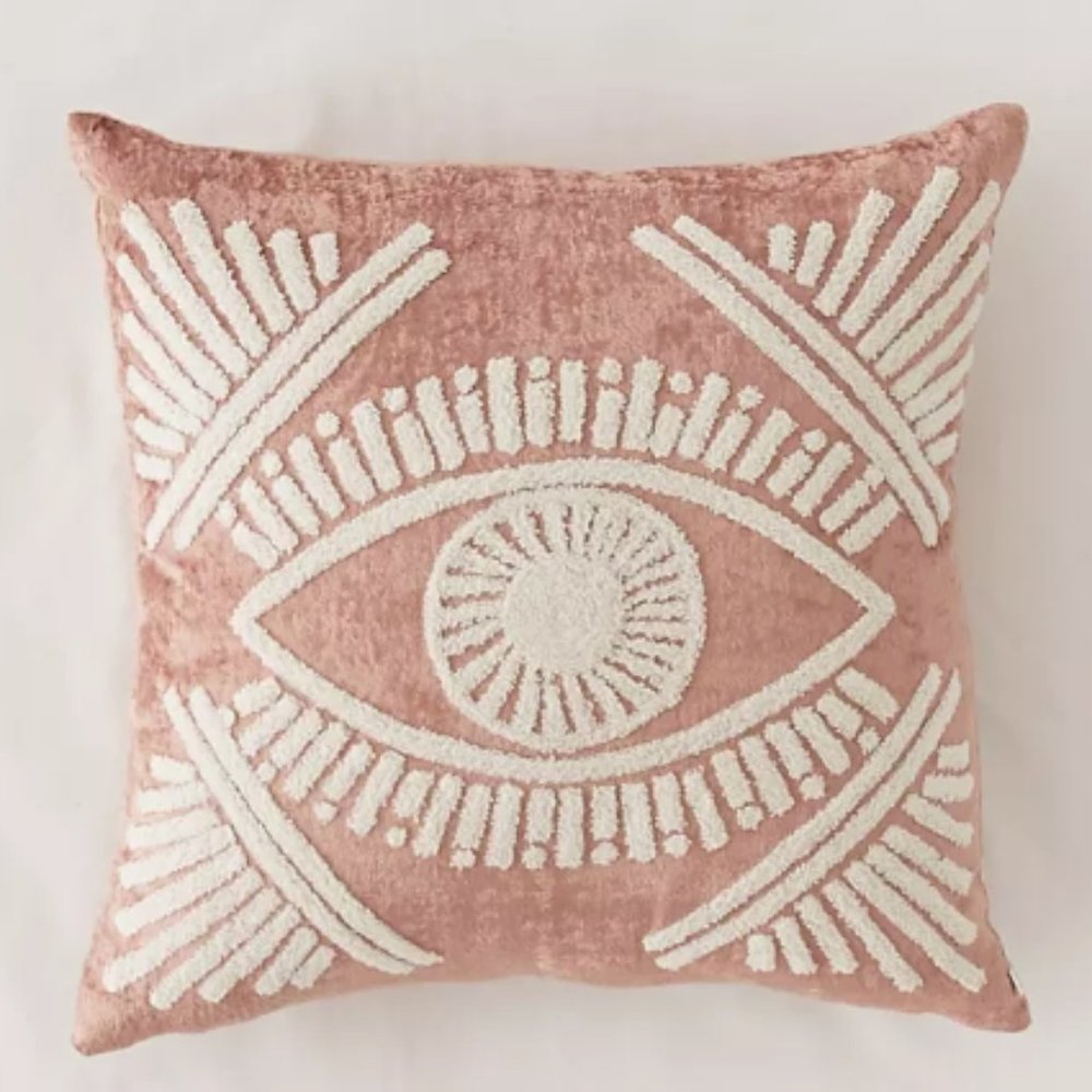 Urban Outfitters Magic Eye Velvet Throw Pillow